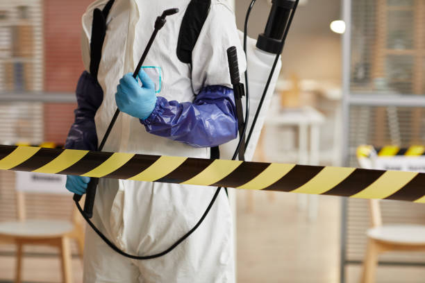 Professional Sewage Cleanup technician working in Franklinville, NJ